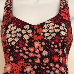 Vintage floral 90s maxi dress